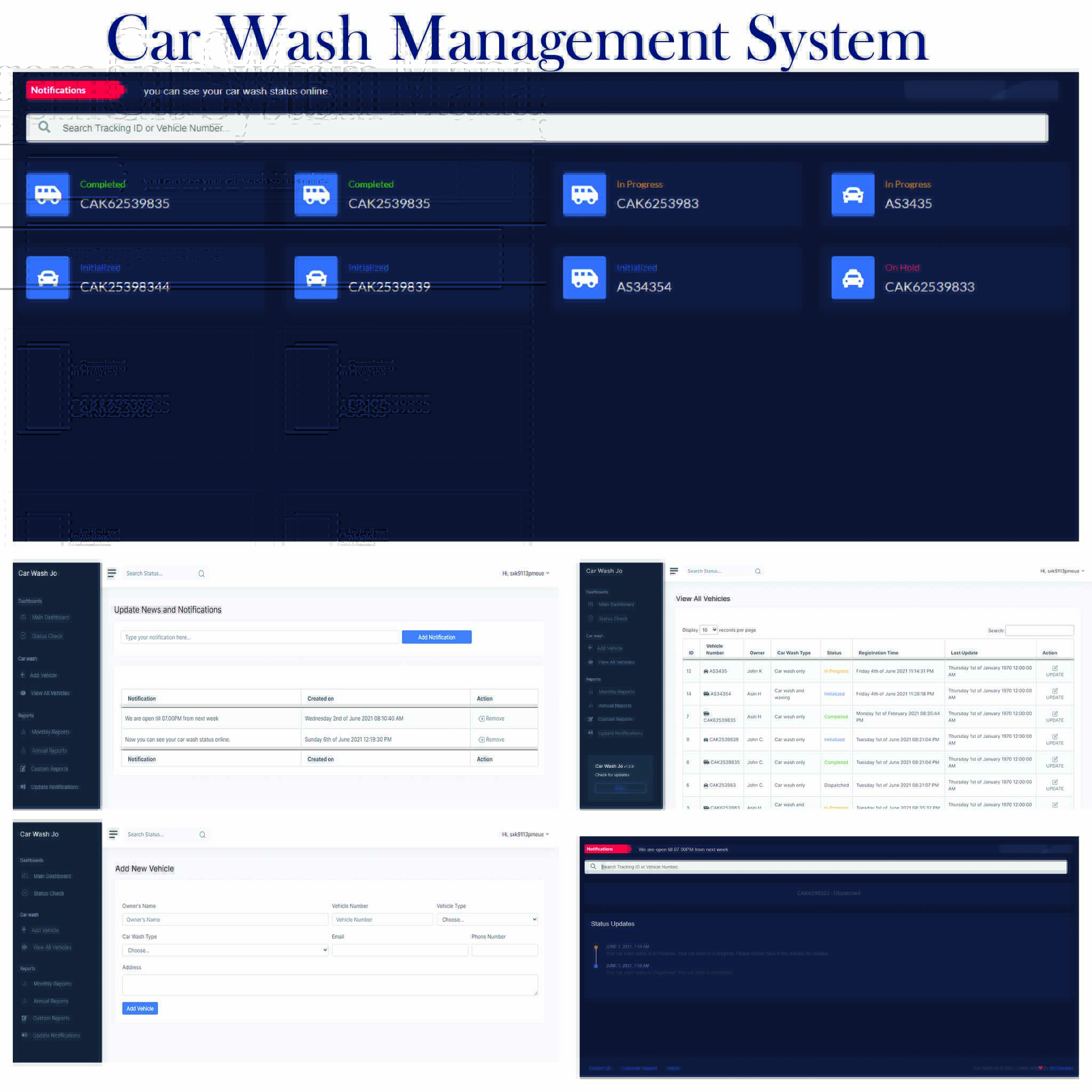 Car Wash Management